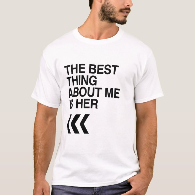 BESTE SACHE ÜBER MICH IST IHR RECHT - .PNG T-Shirt (Vorderseite)