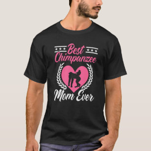 Beste Schimpanse-Mama je Chimp Affe T-Shirt