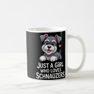 Beste Schnauzer-Kunst für Frauen Mädchen Kinder Mi Kaffeetasse