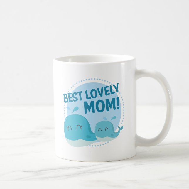 Beste schöne Mama Kaffeetasse (Rechts)