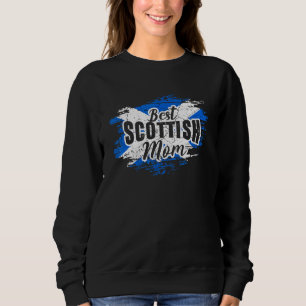 Beste schottische Mama Schottland Mutter Familie S Sweatshirt