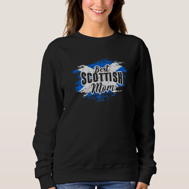 Beste schottische Mutter Schottland Mutter Familie Sweatshirt (Vorderseite)