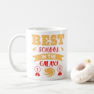 BESTE SCHULE IN DER GALAXIE lustig niedlich Kaffeetasse