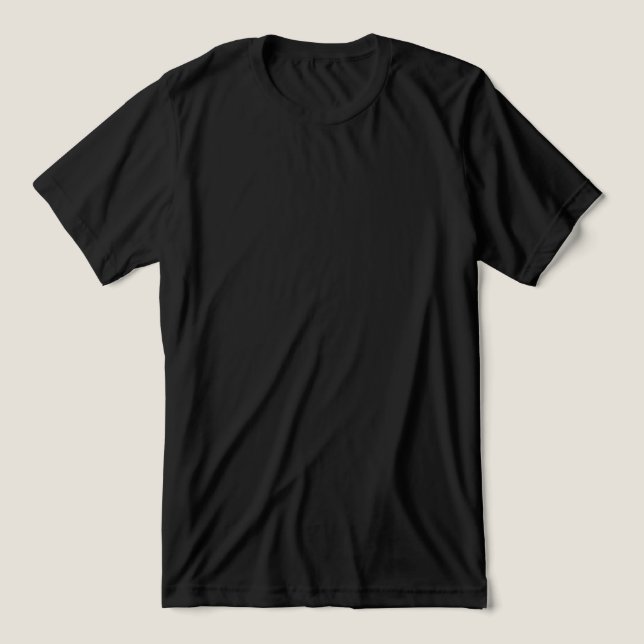Beste schwarze Blanko-T-Shirt für Custom-Printing Tri-Blend Shirt (Design Vorderseite)