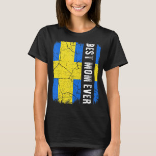 Beste schwedische Mama je Schweden Tag der Mutterf T-Shirt