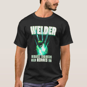Beste Schweißer Männer Vater MIGTIG Schweißmetalla T-Shirt