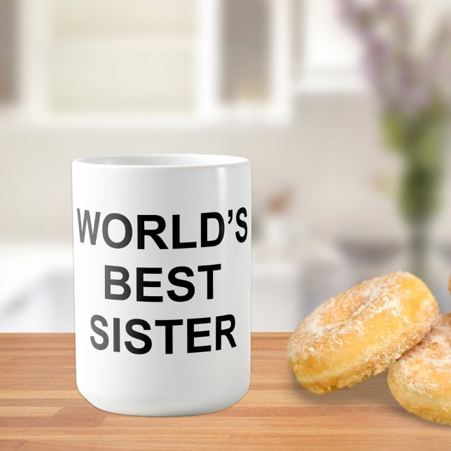 Beste Schwester der Welt Kaffeetasse (Von Creator hochgeladen)