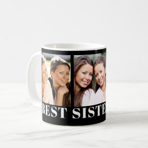 Beste Schwester FotoCollage Kaffeetasse