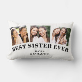 Beste Schwester FotoCollage Lendenkissen
