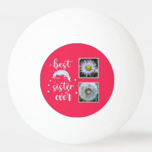 Beste Schwester-Fotovorlage Tischtennisball