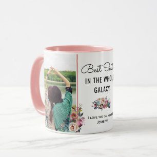 Beste Schwester Galaxy Chic Sis Birthday Geschenk  Tasse