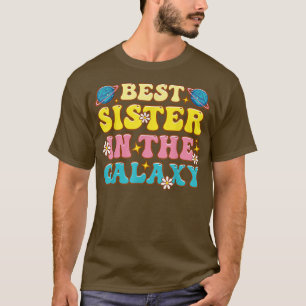 Beste Schwester im Galay Groovy Sistertag Niedlich T-Shirt