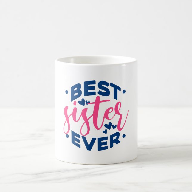 Beste Schwester je Kaffeetasse (Mittel)