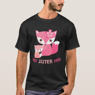 Beste Schwester je Niedlich Fox T-Shirt