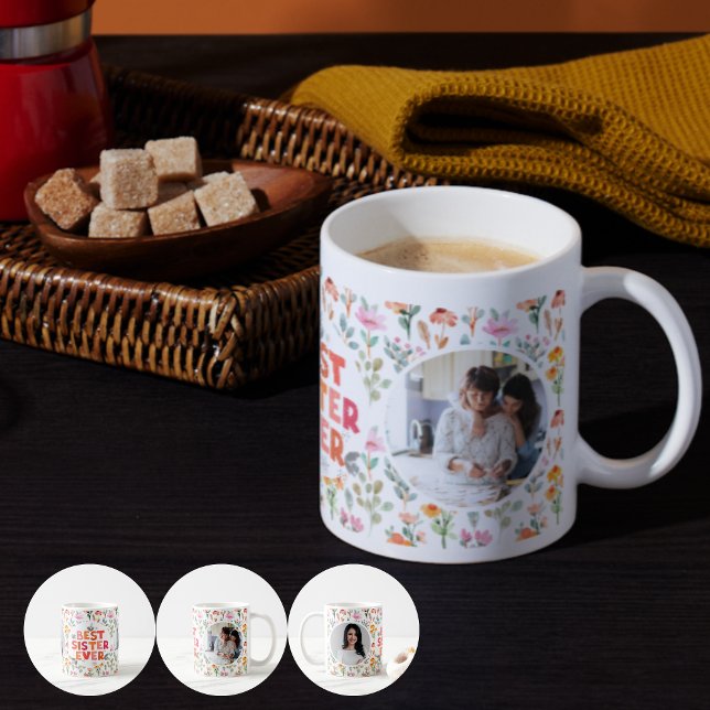 Beste Schwester je Tasse - Feiern Sie Mama mit Blu (Mother's Day Mug,
Best Mom Ever Mug,
Personalized Mug,
Wildflower Mug,
Mom Gift,
Mother's Day G)