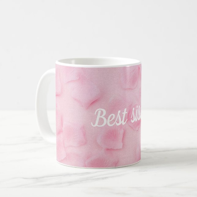 Beste Schwester Kaffeetasse (Vorderseite Links)