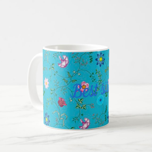 Beste Schwester Kaffeetasse (Vorderseite Links)