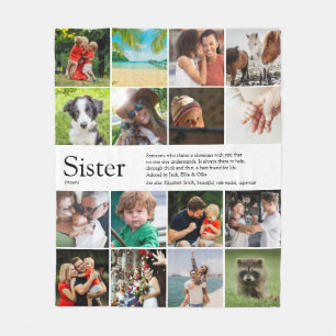 Beste Schwester überhaupt Definition 16 Foto Fleecedecke