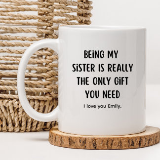 Beste Schwester überhaupt Lustiges Schwägerin-Gesc Kaffeetasse
