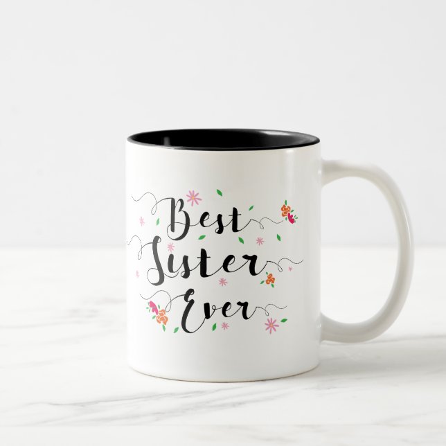 Beste Schwester-überhaupt Tasse (Rechts)
