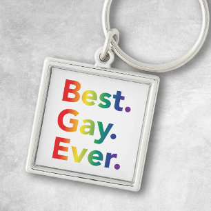 Beste Schwule überhaupt LGBT Regenbogenflagge Schlüsselanhänger