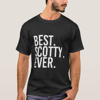 Beste Scotty je Funny Personalisiert Name Joke Gif T-Shirt