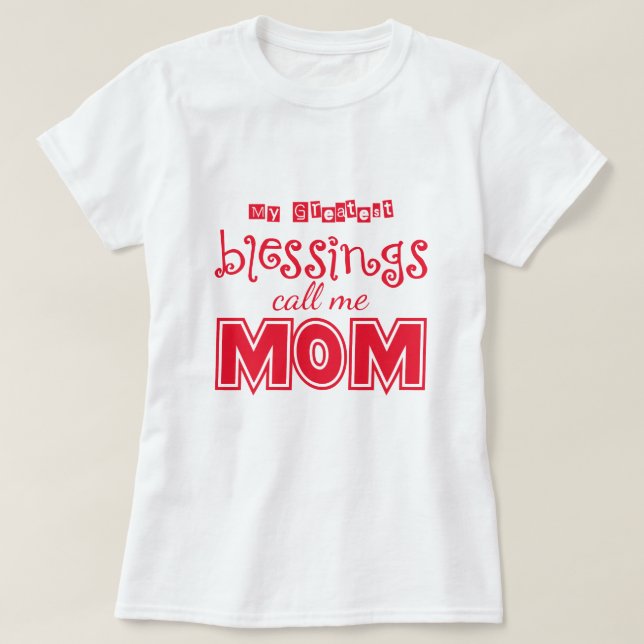 Beste Segnungen T-Shirt (Design vorne)