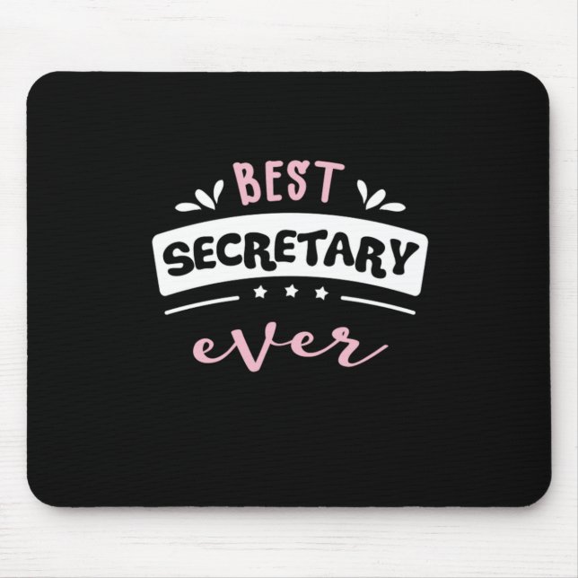Beste Sekretärin je Geschenk Idee Mousepad (Vorne)