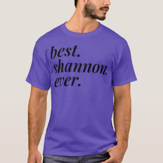 Beste Shannon je Name Personalisierte Girl-BESTE F T-Shirt