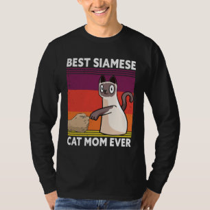 Beste Siamesische Katzenmutter überhaupt Katze T-Shirt