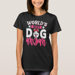Beste Sibirische Husky-Hundemutter der Welt Mutter T-Shirt