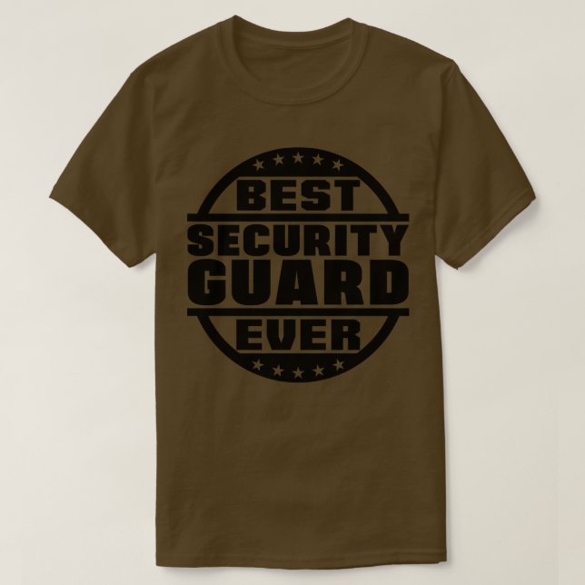 Beste Sicherheitsgarde je T-Shirt (Design vorne)