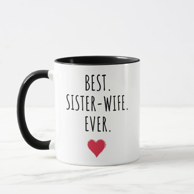 Beste Sister-Ehefrau je Tasse (Links)