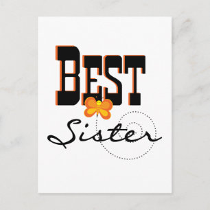 Beste Sister-T - Shirt und Geschenke Postkarte