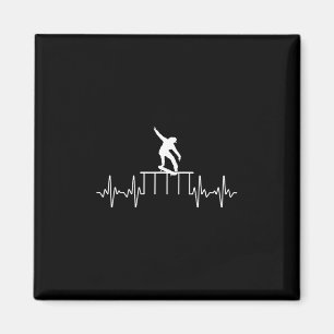 Beste Skater-Geschenke Skateboarder-Kunst für Männ Magnet