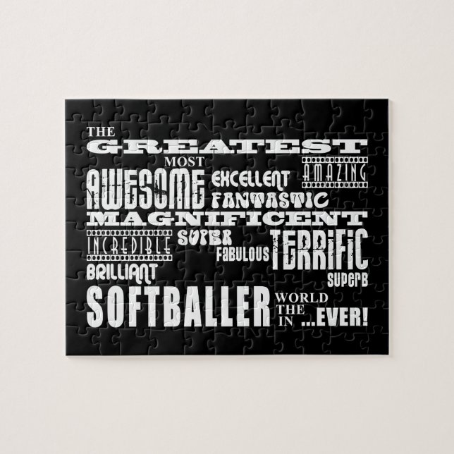Beste Software: Bester Softballer Puzzle (Horizontal)