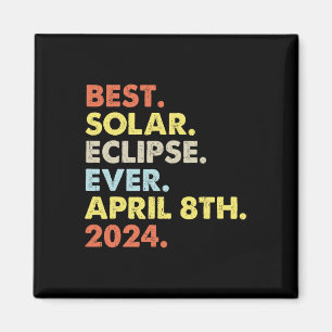 Beste Solar-Eclipse je 8. April 2024 Totalität Magnet