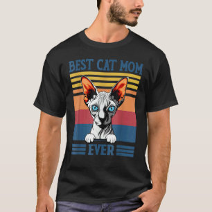 Beste Sphynx-Mutter Aller Zeiten Haarlos Katze V T-Shirt