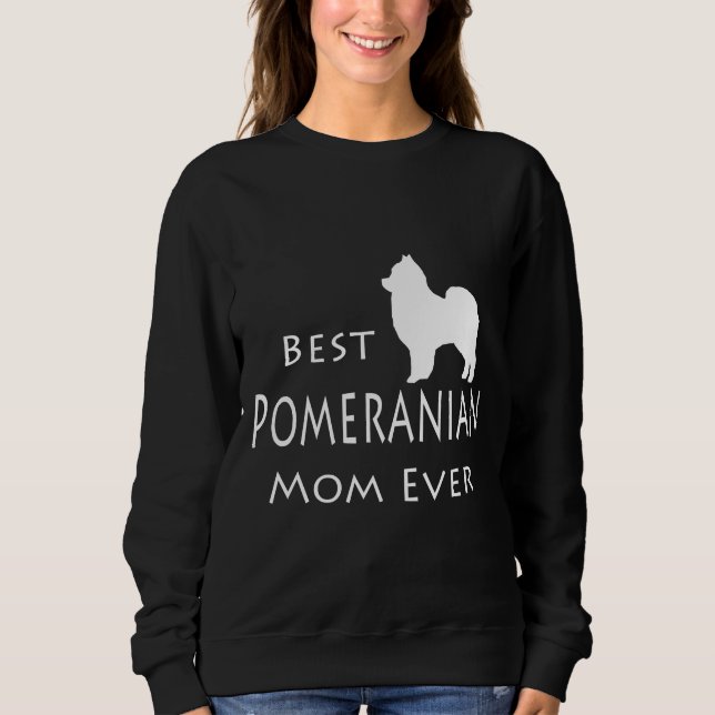 Beste Spitz-Mama je 11 Sweatshirt (Vorderseite)