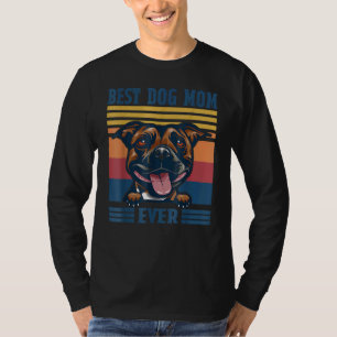 Beste Staffordshire Bull Terrier Mama je Hund Mama T-Shirt