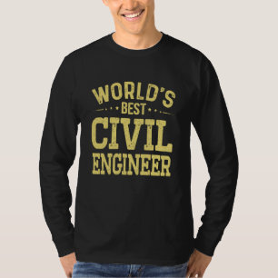 Beste Stelle für Bauingenieure weltweit Titel Baui T-Shirt