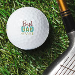 Beste Stepdad je türkise Rust Gold Typografie Golfball<br><div class="desc">Einfach und stilvoll Golfbälle für das Best Stepad aller Zeiten. Dieses smarte Typografie-Design liest einfach "Best Step Vater Ever" in einer Farbpalette aus Türkis,  Rost und Gold. Liebliches Geschenk der Anerkennung für Ihren Stiefvater für Väter Tag,  Geburtstag oder einfach nur,  weil!</div>