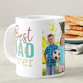 Beste Stepdad je Typografie und kundenspezifisches Jumbo-Tasse