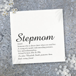Beste Stepmutter, Stepmutter-Definition-Script Serviette