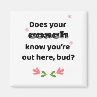 Beste Sticheleien Hockey-Trainer Sweatshirt Magnet