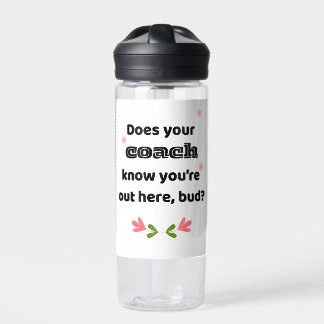 Beste Sticheleien Hockey-Trainer Sweatshirt Trinkflasche