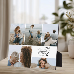 Beste Stiefmutter überhaupt, individuelle Fotocoll Fotoplatte