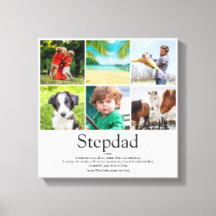 Beste Stiefvater-Definition der Welt Stiefvater De Leinwanddruck