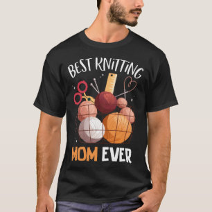 Beste strickende Mutter, die jemals häkelt Garn Mu T-Shirt