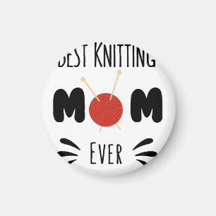 Beste strickende Mutter überhaupt Magnet